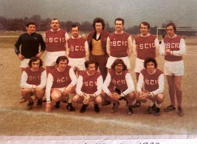 Équipe SCIC en 1973, de gauche à droite : MONACO – HAMEL – LE VOT - ??? – TREZIERES – NOBLET – RACOT – ??? – GREGORY – LEVY – BRUHAT – MATTIOLI